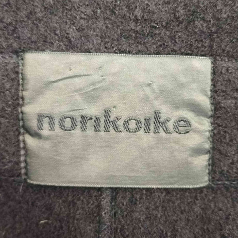 norikoike メルトン ステンカラーコート レディース JPN:M